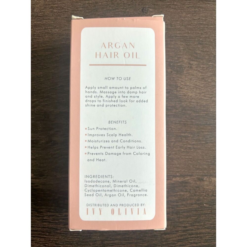 Ivy Olivia - 3.4 oz - Restorative Moroccan - Argan Hair Oil - New! - Picture 2 of 2